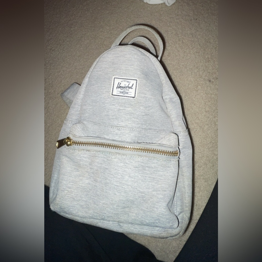 Grey mini hershel’s backpack